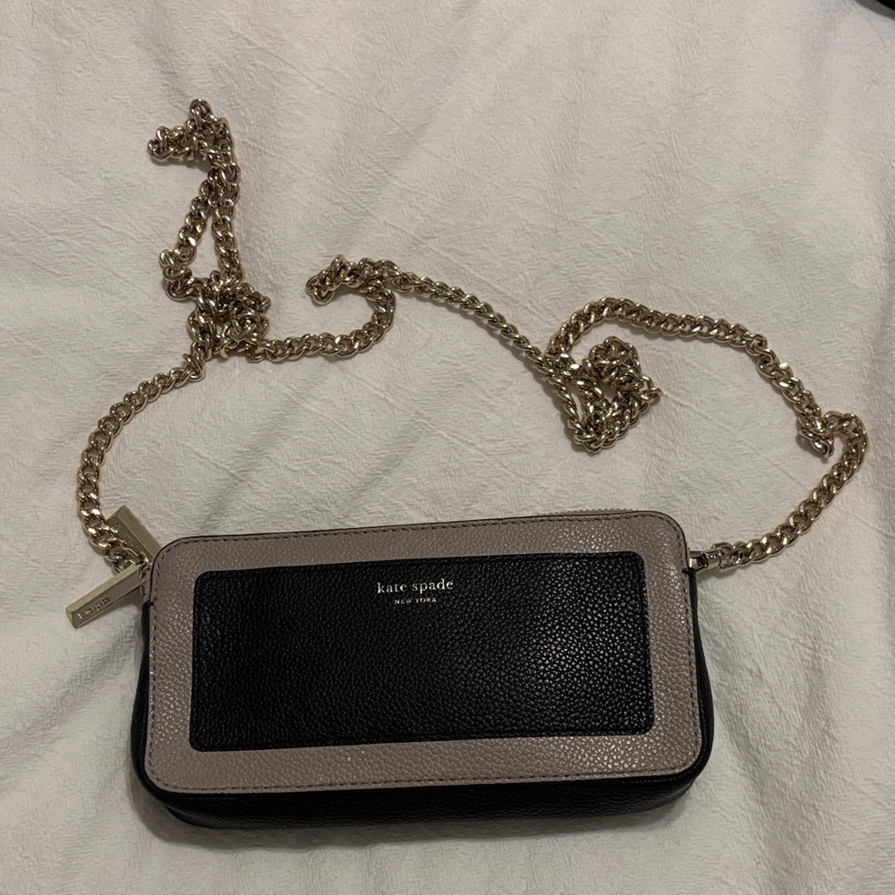 Kate Spade Black and Cream Crossbody Bag